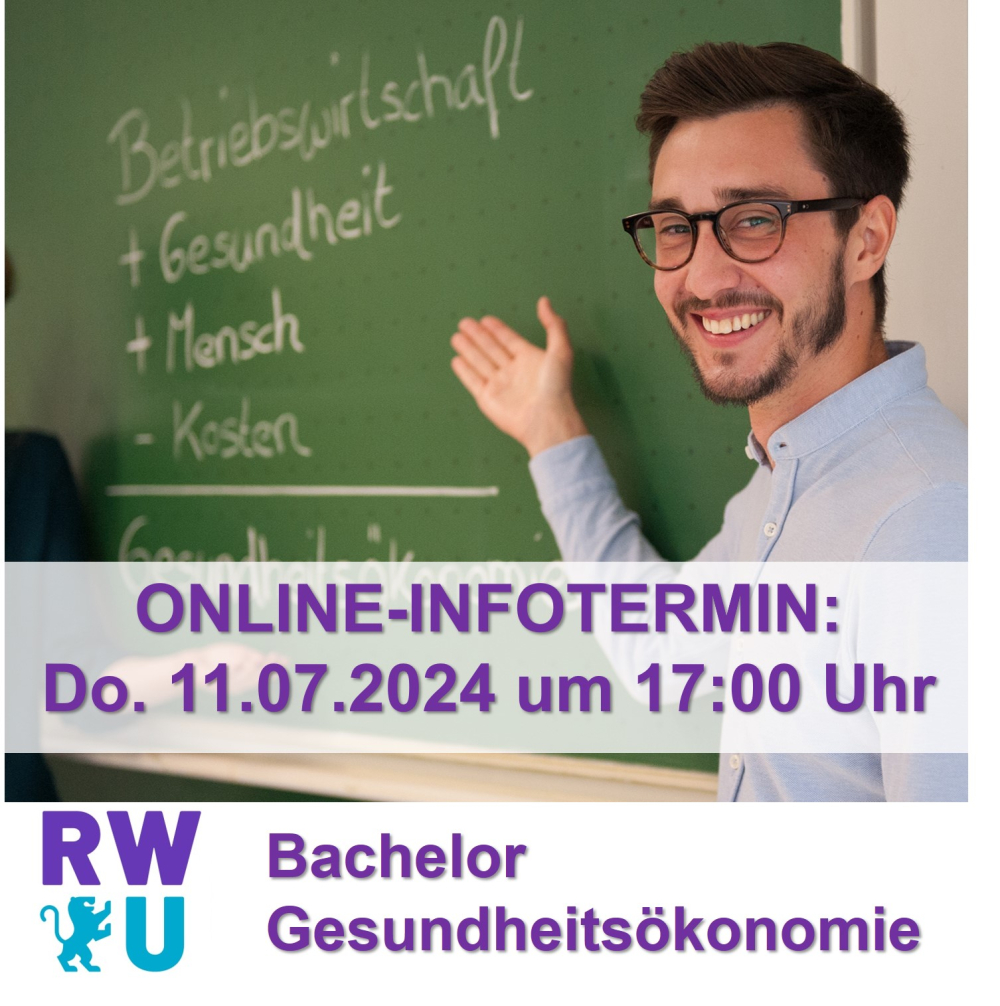 Gesundheitsökonomie; Informationen; RWU, Bachelor Gesundheit, Bachelor BWL