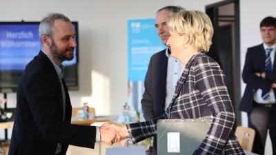 Dr. Nicole Hoffmeister-Kraut (CDU), Ministerin für Wirtschaft, Arbeit und Tourismus des Landes Baden-Württemberg zu Besuch an der Hochschule Ravensburg-Weingarten