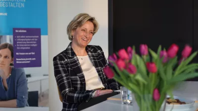 Dr. Nicole Hoffmeister-Kraut (CDU), Ministerin für Wirtschaft, Arbeit und Tourismus des Landes Baden-Württemberg zu Besuch an der Hochschule Ravensburg-Weingarten