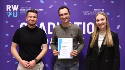 RWU Absolventenfeier Fakultät Elektrotechnik und Informatik, doubleSlash-Award