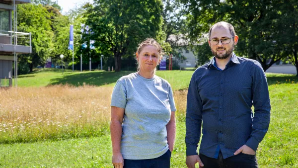 Neu hier: Frau Corina Decker und Herr Christoph Ellenrieder