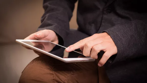 Digitale Lehre über ein Tablet