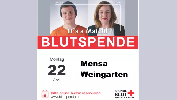 Blutspende in der Mensa