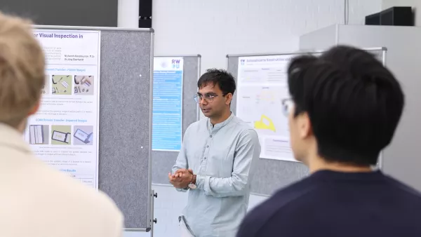 Promovieren an der RWU: Mit Nishanth Nandakumar startet der erste Doktorand seine Promotion an der RWU.