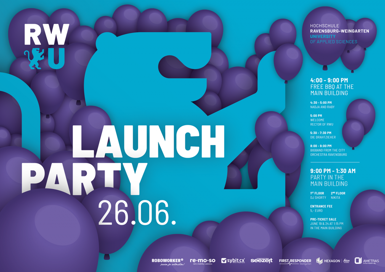 RWU Launch Party (26.06.2019) Termine RWU Hochschule Ravensburg