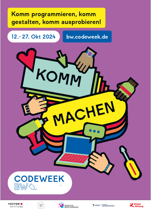 Poster Code Week Baden-Württemberg